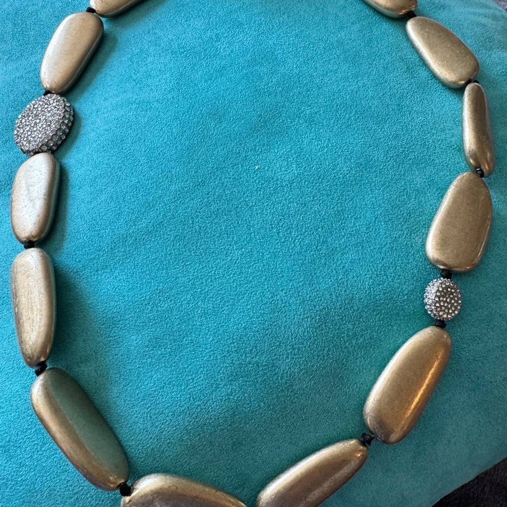 Elegant Gold and Silver Women's Necklace